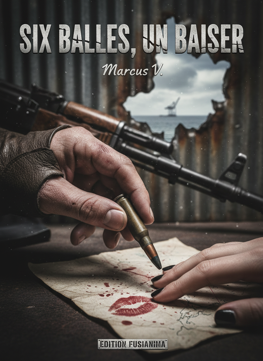 Couverture du livre Six balles, un baiser