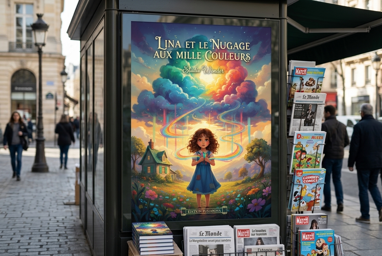 Lina et le Nuage aux Mille Couleurs – Image 2