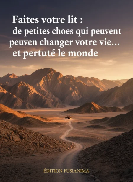 Faites votre lit : de petites choses qui peuvent changer votre vie… et peut-être le monde