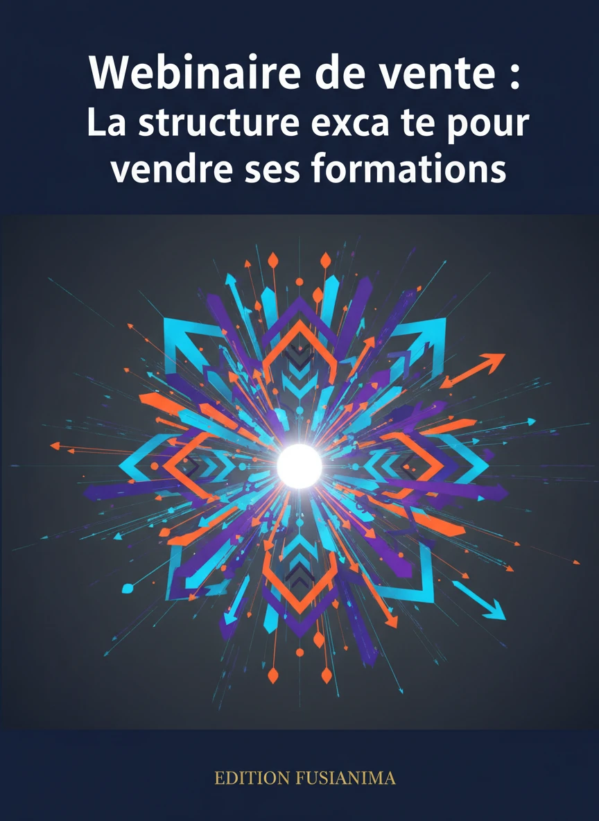 Webinaire de vente : La structure exacte pour vendre ses formations.